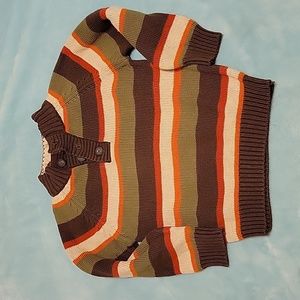Gymboree striped sweater size XS(3/4) Fall colors!